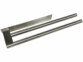 Porte-serviette double 39 cm - coloris argenté