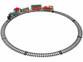 train électrique à piles pour sapin de noël
