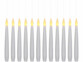 12 bougies LED suspendues avec télécommande baguette magique
