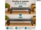 2 étagères à épices extensibles 38-60 cm en métal