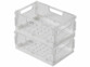 2 boîte d'organisation pliables pour refrigérateur