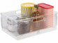 organisateur pliable transparent pour réfrigérateur 