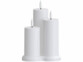 3 bougies LED effet flamme rechargeables télécommandées