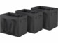 3 sacs de courses pliables 26,7 L