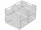 4 boîtes de rangement pour réfrigérateur 
