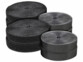 Pack de 4 bandes à scratch autocollantes 25 mm x 8 m de la marque PEARL