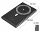 Batterie de secours 5000 mAh induction compatible Qi et MagSafe