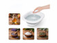 Bidet portable pliable universel pour WC en situation avec sels et aromates