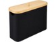 Boîte de rangement pour rouleaux de papier toilette coloris noir