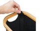 Boîte de rangement pour rouleaux de papier toilette coloris noir