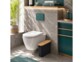 Boîte de rangement pour rouleaux de papier toilette coloris noir