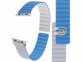 Bracelet pour Apple Watch 38/40/41 mm - coloris bleu / gris clair 