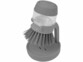 Brosse à vaisselle avec distributeur de liquide vaisselle et support 