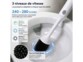 Brosse WC électrique rechargeable avec support mural