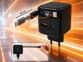 Chargeur secteur GaN USB-A/USB-C 65 W avec câble USB-C extensible