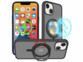 Coque antichoc pour iPhone 13 compatible MagSafe avec support 360°
