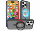 Coque antichoc pour iPhone 14 Pro compatible MagSafe avec support 360°