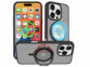 Coque antichoc pour iPhone 16 Pro compatible MagSafe avec support 360°