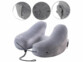 Coussin cervical gonflable avec capuche amovible