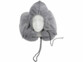 Coussin de nuque gonflable avec capuche amovible