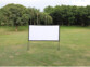 Écran de projection outdoor enroulable 305 cm / 120" avec support