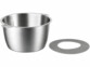 bol 2L en inox pour hachoir avec support antidérapant