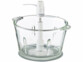 bol en verre avec 4 lames pour hachoir