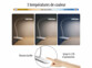 Lampe de bureau rechargeable avec support à pince et col de cygne