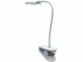 Lampe de bureau rechargeable avec support à pince et col de cygne