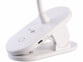 Lampe de lecture rechargeable avec support à pince et col de cygne
