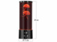 Lampe méduse LED avec deux méduses flottantes et éclairage rouge