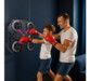 Machine de boxe pour enfant avec haut-parleur compatible bluetooth