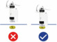 Microscope nomade grossissement 120 x éclairage LED