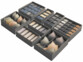 8 organiseurs de rangement en tissu avec compartiments