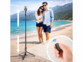 Perche à selfie et trépied magsafe pour smartphone avec déclencheur mis en sitiationavec couple sur plage