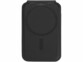 Porte-carte RFID magnétique MagSafe fonction support noir
