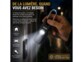 Porte-clés alarme d'autodéfense 130 dB avec lampe de poche - coloris noir