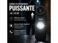 Porte-clés alarme d'autodéfense 130 dB avec lampe de poche - coloris noir