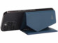 Portefeuille RFID 4 cartes magnétique MagSafe support bleu