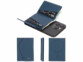 Portefeuille RFID magnétique compatible MagSafe avec support - coloris bleu