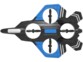 Quadricoptère télécommandé design "avion de chasse" lumineux GH-740