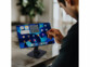 Support pliable en métal pour tablette et smartphone 