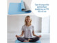 Tapis de yoga et de gymnastique double face en TPE 183 x 61 cm