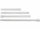 Tringle télescopique 72-145 cm pour rideau de douche en 4 parties