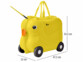 valise à roulette enfant poussin