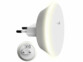Veilleuse secteur ronde LED CCT avec capteur d'obscurité