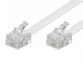 Câble téléphonique RJ11 - 10 m - Blanc