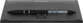 Vue du dessous des connecteurs du moniteur PC iiyama avec pied de support retiré, prise d'alimentation, port HDMI, port DisplayPort, prise jack et 5 boutons de commande