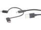 câble de chargement lightning mfi micro usb type c appareils android ios iphone 1m callstel
