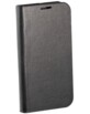 Étui folio en cuir véritable avec range-cartes pour Galaxy S4 - Noir